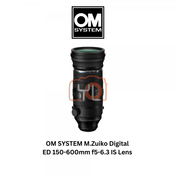 OM SYSTEM M.Zuiko Digital ED 150-600mm f5-6.3 IS Lens (Micro Four Thirds)