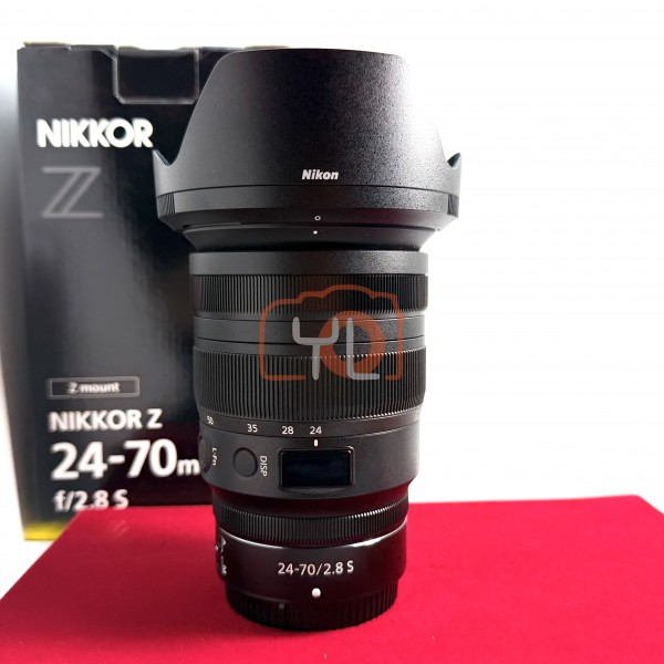 [USED-PJ33] Nikon 24-70mm F2.8 S Z , 95% Condition Like New (S/N:20084396)