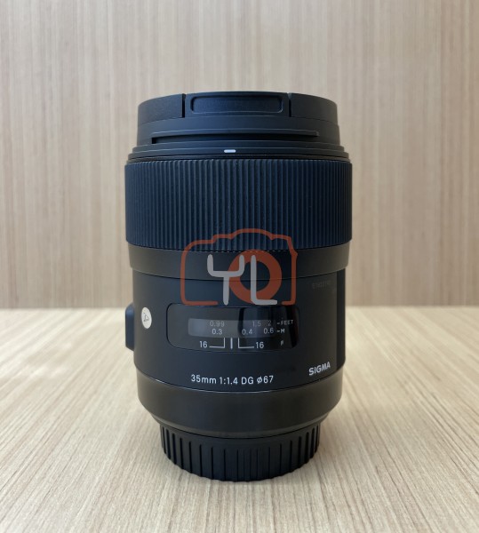 [USED @ IOI CITY]-Sigma 35mm F1.4 DG HSM Art Lens for Canon EF,90% Condition Like New,S/N:51622740
