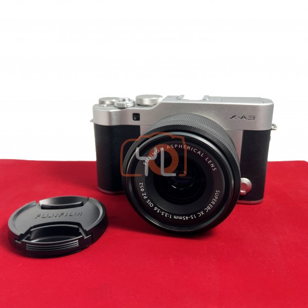 [USED-PJ33] Fujifilm X-A3 With 15-45mm F3.5-5.6 OIS PZ XC  , 85% Like New Condition (S/N:7SL69867)