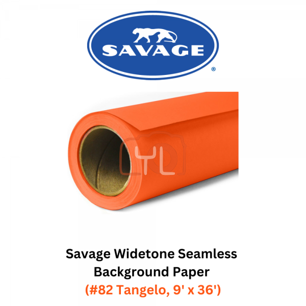 Savage Widetone Seamless Background Paper (#82 Tangelo, 9' x 36')