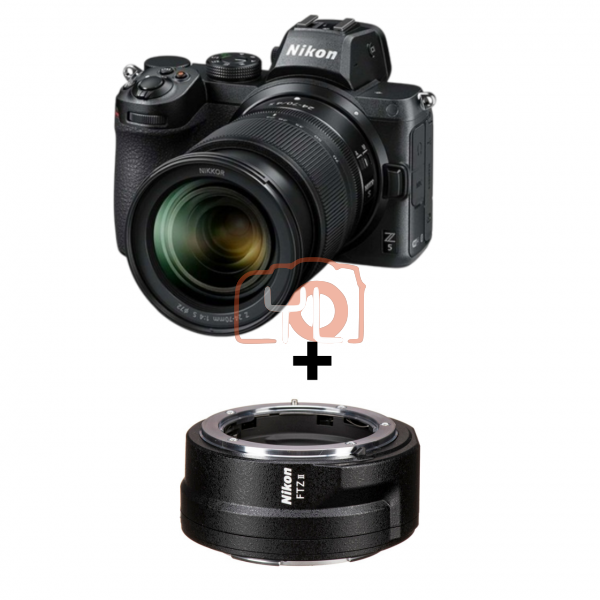 Nikon Z5 II Mirrorless Camera with Z 24-70mm f/4.0 Lens Kit + FTZ II Adapter ( EN-EL15C Battery - Online email to service@futuromic.com )