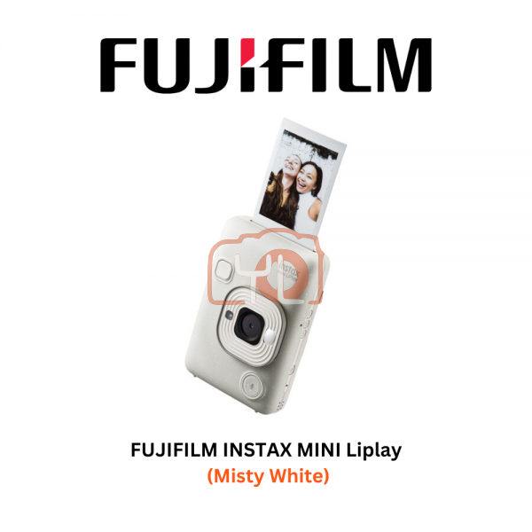 FUJIFILM INSTAX MINI Liplay Hybrid Instant Camera (Misty White)
