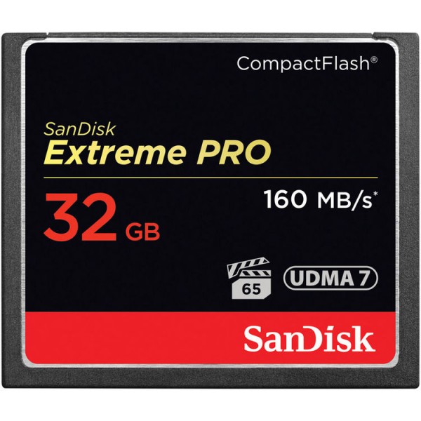SanDisk 32GB Extreme PRO CF Compact Flash Card (160MB/s)