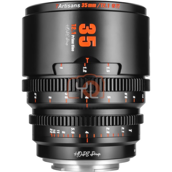 7Artisans 35mm T2.1 Hope S35 Cine Lens (Panasonic / OM System Micro Four Thirds Mount, Black)