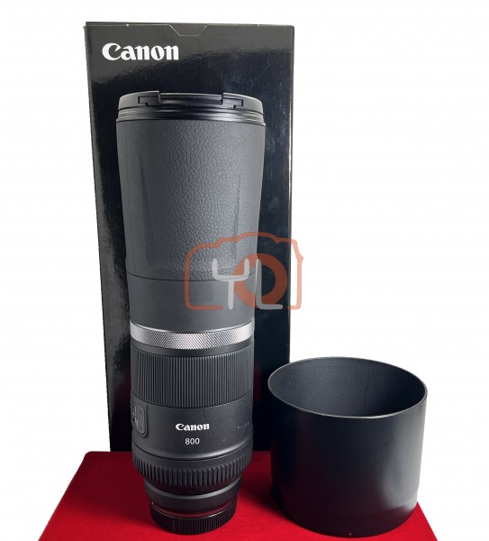 [USED-PJ33] Canon RF 800mm F11 IS STM With JJC Lens Hood, 90% Like New Condition (S/N:9621000495)
