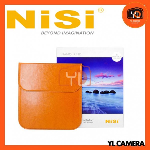 NiSi 180x180mm Nano IR Neutral Density filter – ND64 (1.8) – 6 Stop