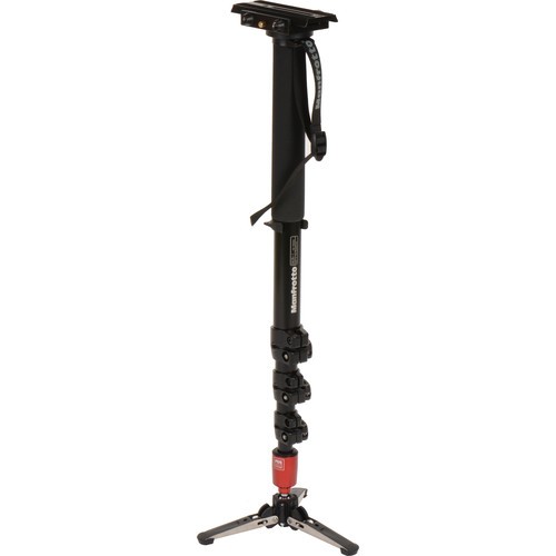 Manfrotto 562B-1 Fluid Video Aluminum Monopod with 357 Quick Release