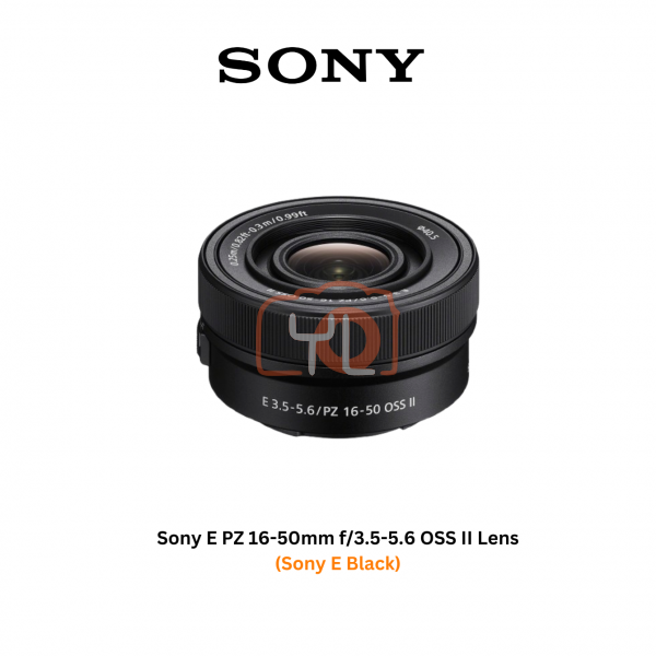 Sony E PZ 16-50mm f/3.5-5.6 OSS II Lens (Sony E, Black)