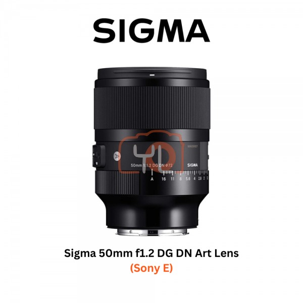 Sigma 50mm f1.2 DG DN Art Lens (Sony E)
