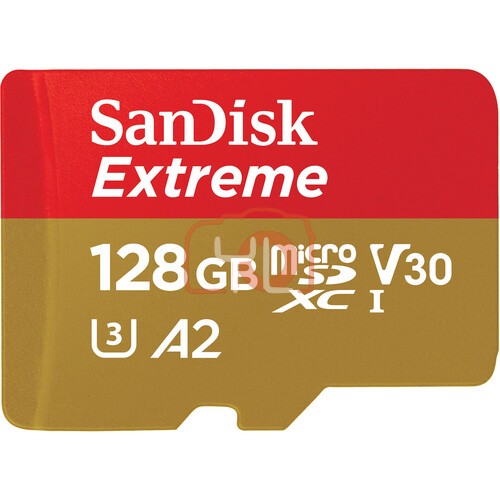 SanDisk 128GB Extreme UHS-I microSDXC Memory Card