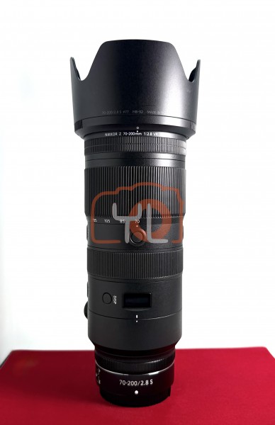 [USED-PJ33] Nikon 70-200mm F2.8 S VR Z, 95% Condition Like New (S/N:20086991)