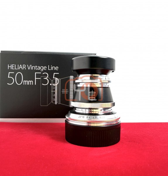 [USED-PJ33] Voigtlander 50mm F3.5 Heliar Vintage Line VM  (Leica M), 95% Like New Condition (S/N:8750197)