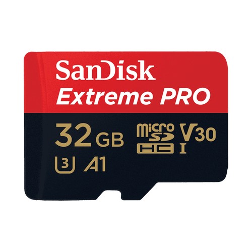 SanDisk 32GB Extreme PRO UHS-I C10 microSD Card (100MB/s)
