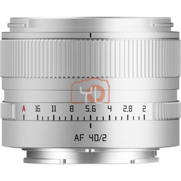 TTArtisan AF 40mm f/2 Lens (Sony E mount) -(Sliver)
