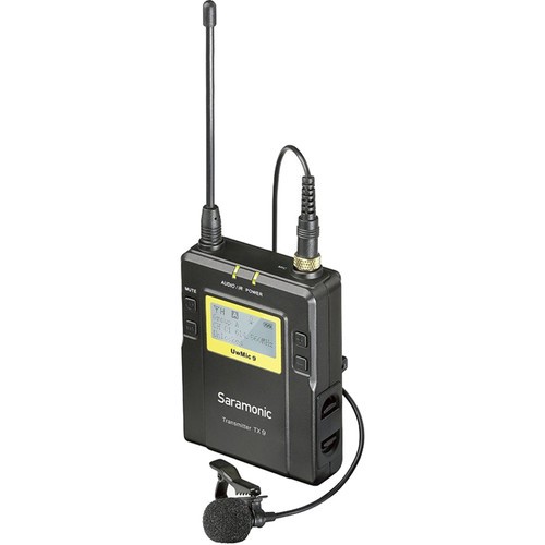 Saramonic TX9 96-Channel Digital UHF Wireless Bodypack Transmitter with Lavalier Mic