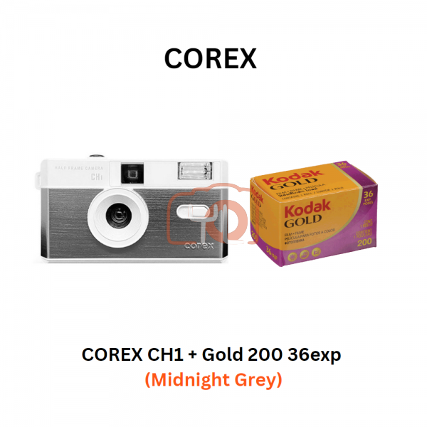 Corex CH1 + Kodak Gold 200 36exp (Midnight Grey)