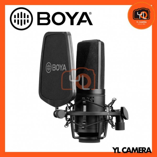 Boya BY-M1000 Large-Diaphram Multi-Pattern Condenser Studio Microphone