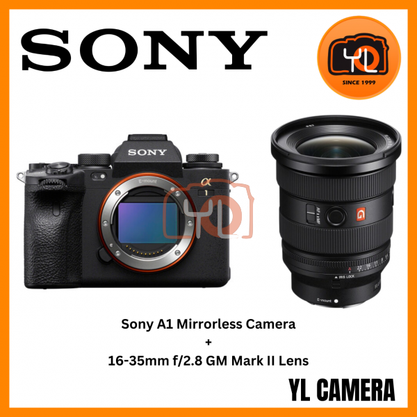 Sony a1 Mirrorless Camera (Body) + Sony FE 16-35mm f/2.8 GM II Lens (Sony E) (Free 80GB CF Express Type A Card)