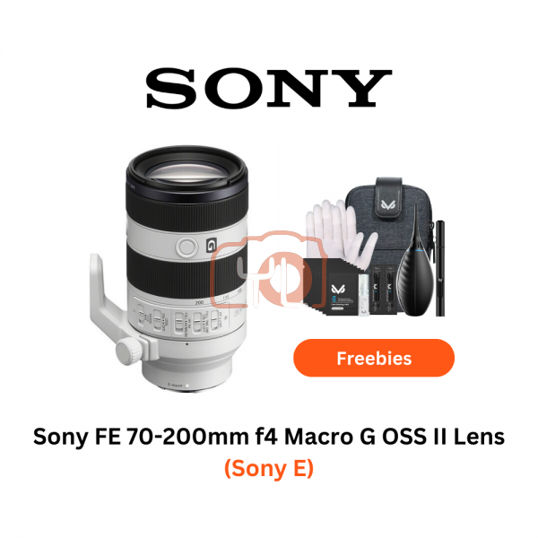 Sony FE 70-200mm f4 Macro G OSS II Lens