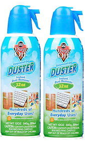 Falcon Dust Off Compressed Gas Duster 10 oz (2pcs)