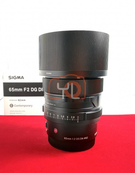 [USED-PJ33] Sigma 65mm F2 DG DN Contemporary (Sony FE) , 95% Like New Condition (S/N:55221054)