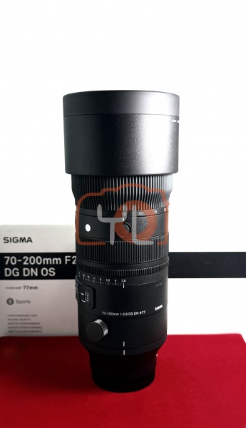 [USED-PJ33] Sigma 70-200mm F2.8 DG DN OS Sport (L-Mount), 95% Like New Condition (S/N:57673551)