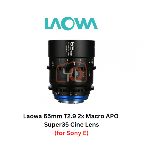 Venus Optics Laowa 65mm T2.9 2x Macro APO Super35 Cine Lens (Sony E)