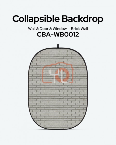 Godox CBA-WB0012 Brick Wall Collapsible Backdrop