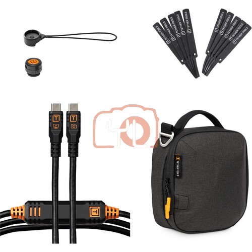 Tether Tools TetherPro Optima 10G Starter Tethering Kit (15', Non-Reflective Black)