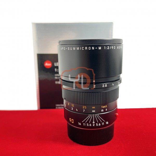 [USED-PJ33] Leica 90mm F2 APO Summicron-M ASPH 11884 , 95%Like New Condition (S/N:4613847)