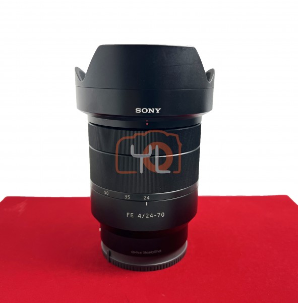 [USED-PJ33] Sony 24-70mm F4 FE ZA OSS , 90% Like New Condition (S/N:0430787)