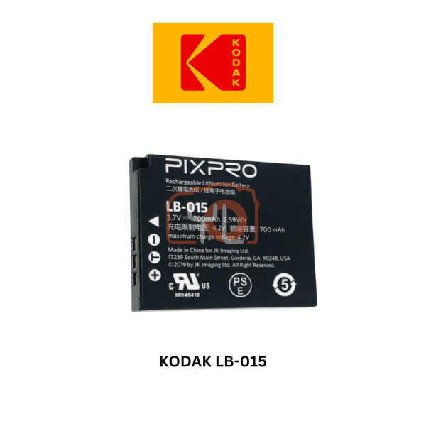 KODAK LB-015 700mAh Lithium-ion Battery