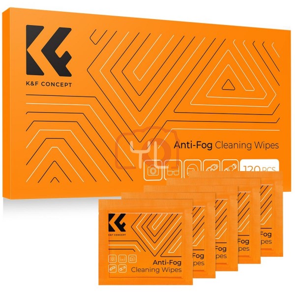 K&F Anti Fog Cleaning Wipes (120 Pcs)
