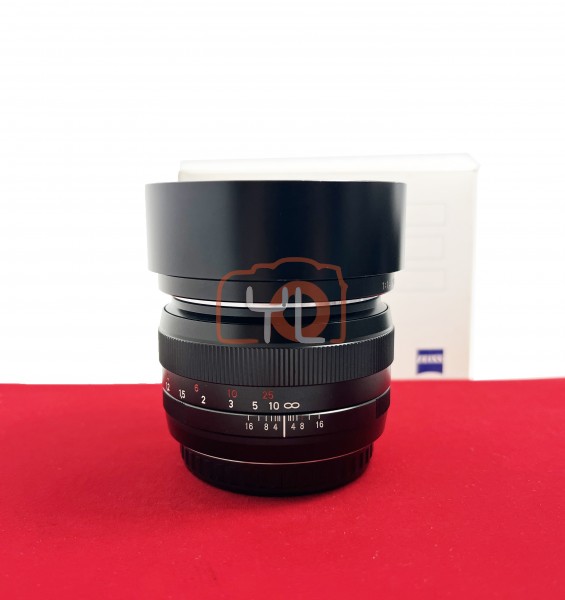 [USED-PJ33] Zeiss 50MM F1.4 Plannar T* ZE (Canon Mount), 90% Like New Condition (S/N:15857055)