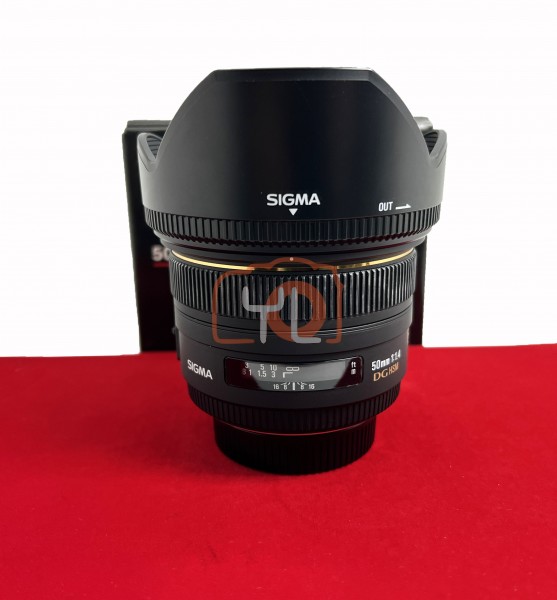 [USED-PJ33] Sigma 50mm F1.4 EX DG HSM (Nikon) , 95% Like New Condition (S/N:12728406)