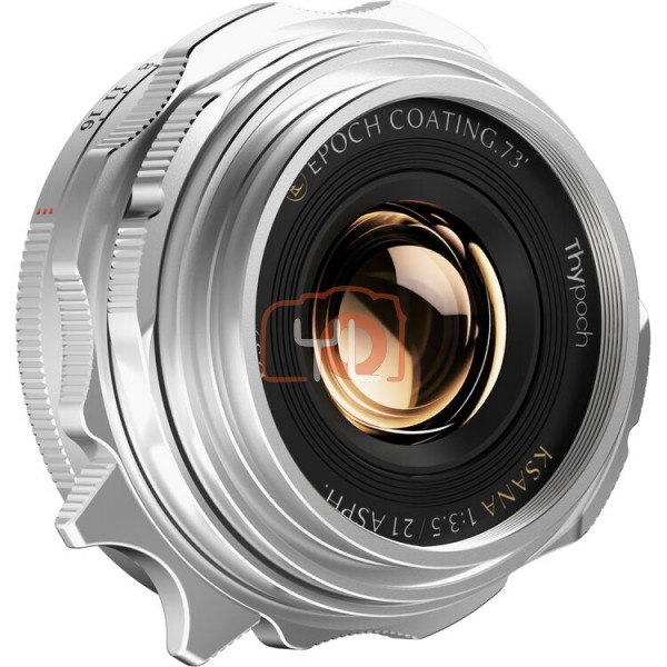 Thypoch Ksana 21mm f/3.5 ASPH Lens with Lens Hood (Leica M, Silver)