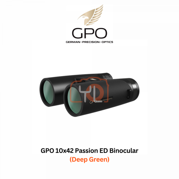 GPO 10x42 Passion ED Binocular (Deep Green)