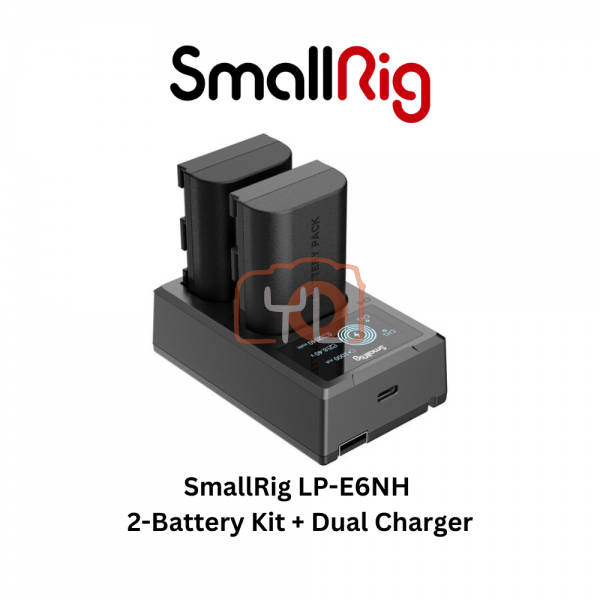 SmallRig 3821 LP-E6NH 2-Battery Kit with Dual Charger