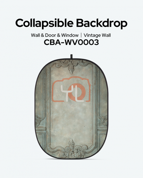Godox CBA-MV0003 Wall & Door & Window/Vintage Wall Collapsible Backdrop