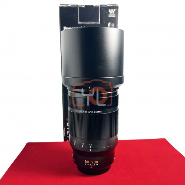 [USED-PJ33] Panasonic 50-200mm F2.8-4 Lumix G Powe OIS DG Vario-Elmarit ASPH , 99% Like New Condition (S/N:JH3HE201032)