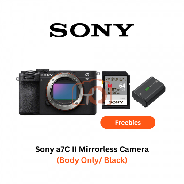 Sony a7C II Mirrorless Camera (Black) *PO