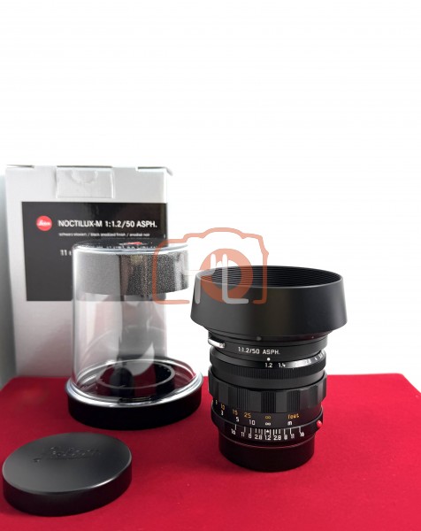 [USED-PJ33] Leica 50mm F1.2 Noctilux-M ASPH 11686, 95% Like New Condition (S/N:4825624)