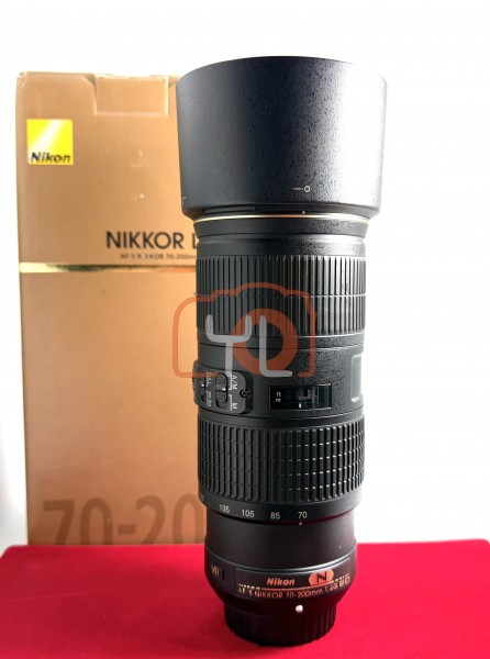 [USED-PJ33] Nikon 70-200mm F4 G VR AFS, 95% Like New Condition (S/N:82041554)