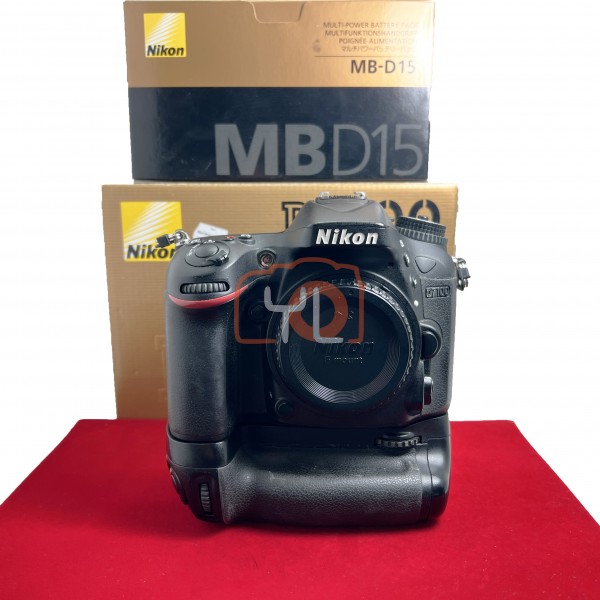 [USED-PJ33] Nikon D7100 Body (SC:80K) + MB-D15 Battery Grip , 80% Like New Condition (S/N:6122117)
