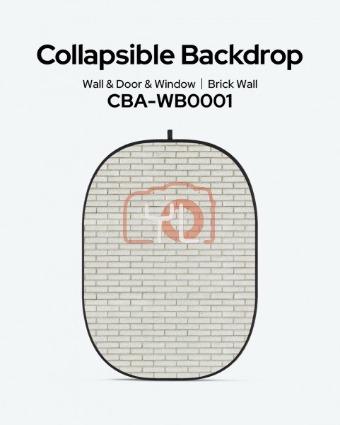 Godox CBA-WB0001 Brick Wall Collapsible Backdrop