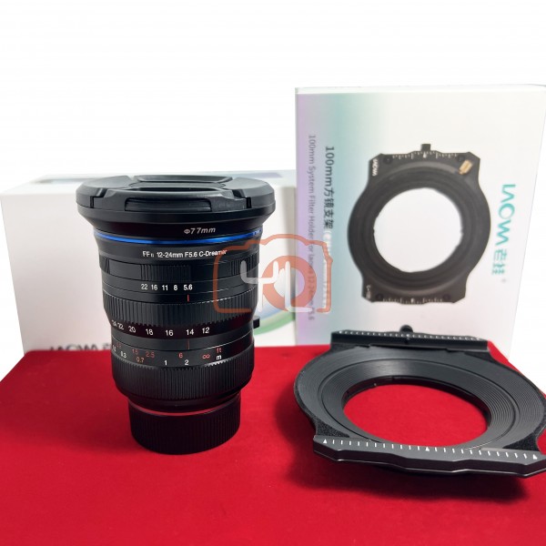 [USED-PJ33] Laowa 12-24mm F5.6 FF II (Leica M) With 100mm Filter Holder , 95% Like New Condition (S/N:003944)