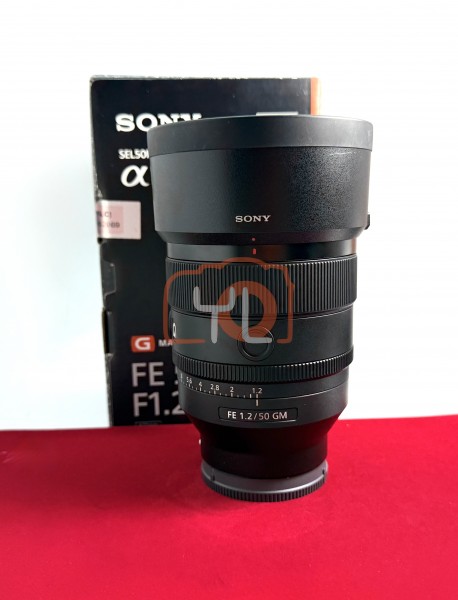 [USED-PJ33] Sony 50mm F1.2 GM FE, 95% Like New Condition (S/N:1803445)