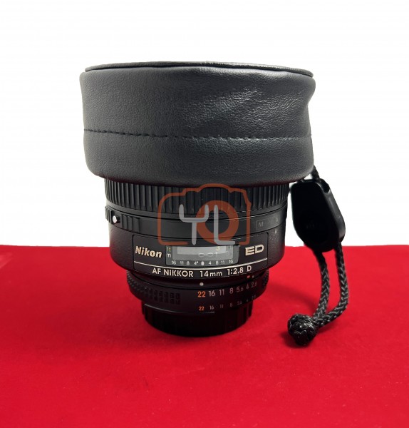 [USED-PJ33] Nikon 14mm F2.8 AFD, 90% Like New Condition (S/N:201088)