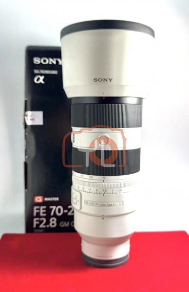 [USED-PJ33] Sony 70-200mm F2.8 GM OSS II FE, 95% Like New Condition (S/N:1857204)